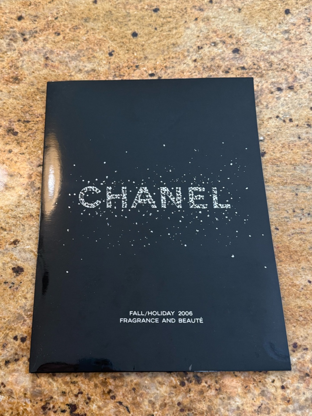 CHANEL Black and White Logo Folder